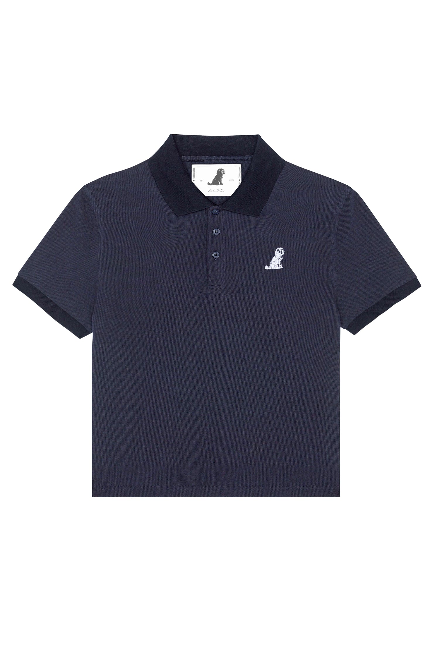 Blue Polo Embroidered