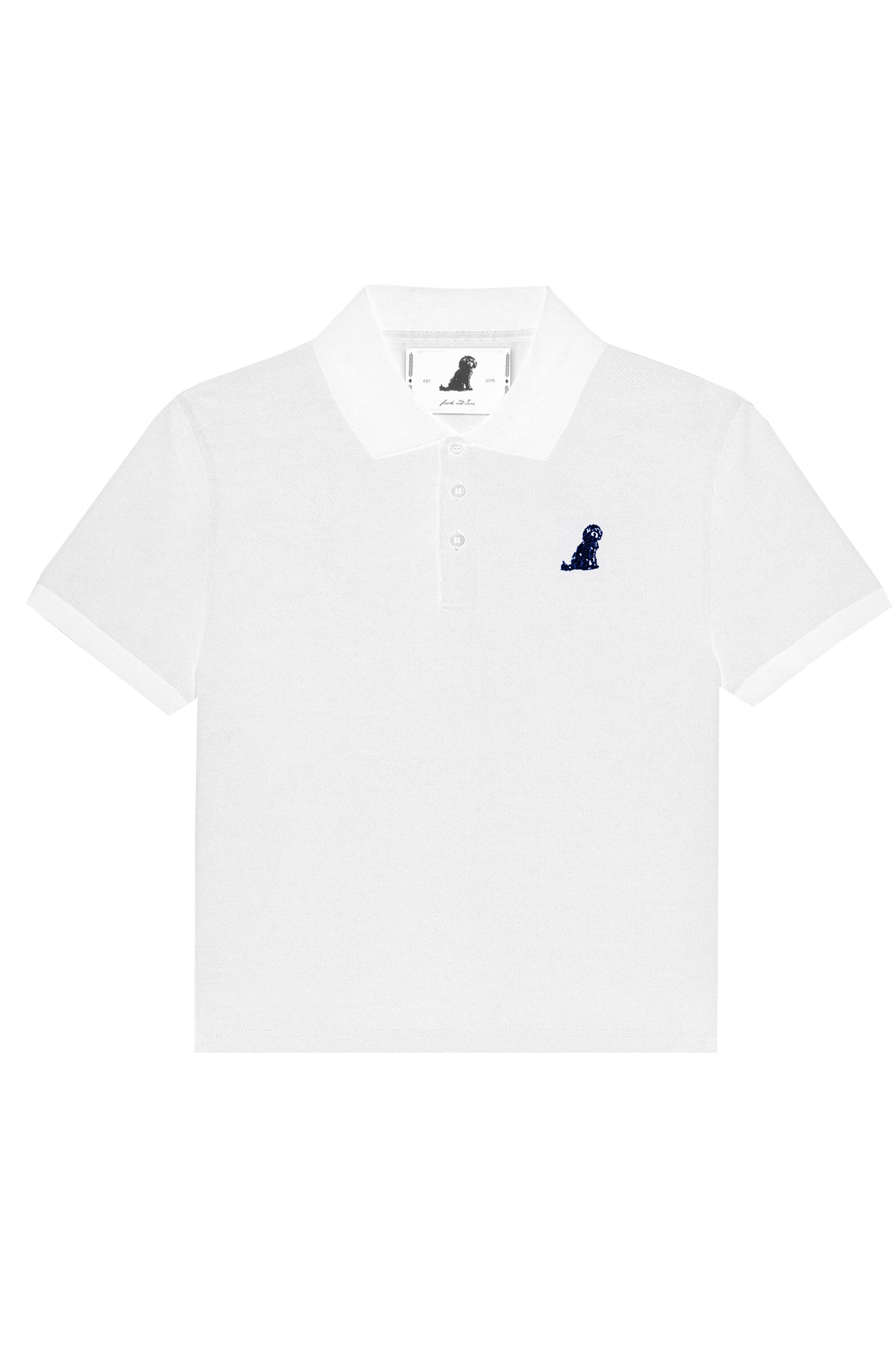 White Polo Embroidered